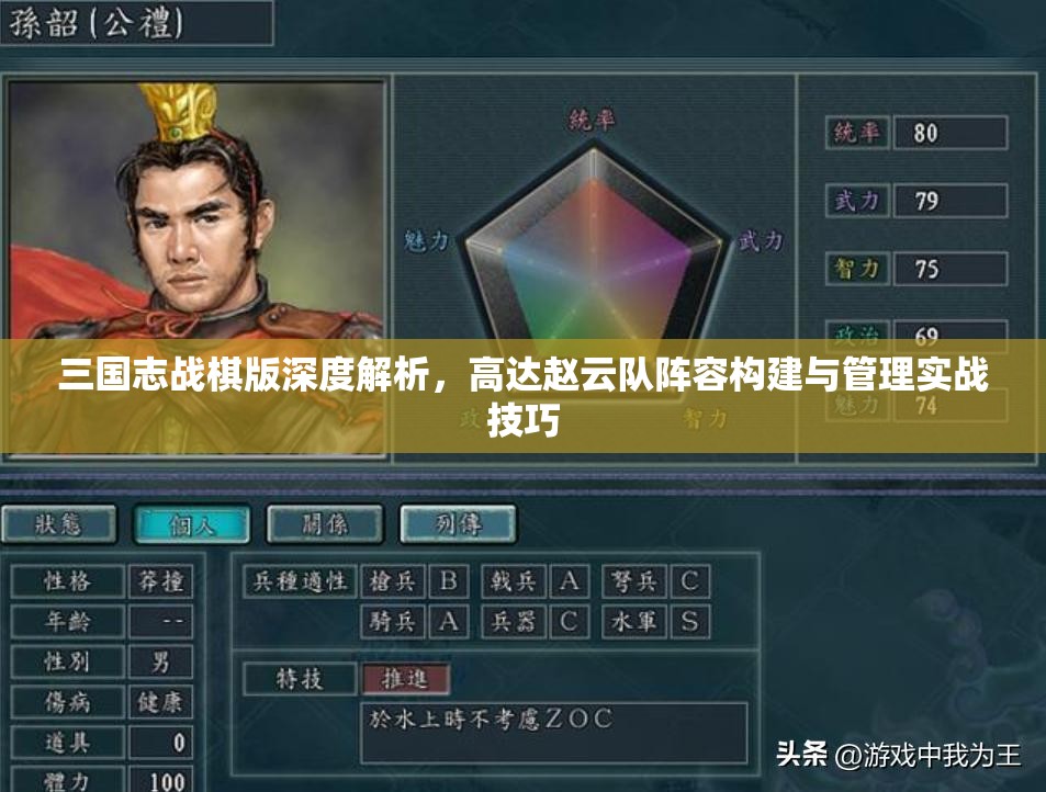 三国志战棋版深度解析，高达赵云队阵容构建与管理实战技巧