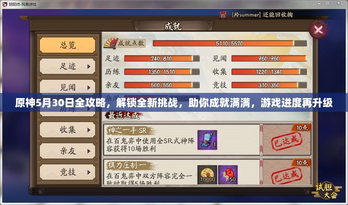 原神5月30日全攻略，解锁全新挑战，助你成就满满，游戏进度再升级