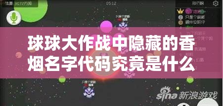球球大作战中隐藏的香烟名字代码究竟是什么？快来揭秘！